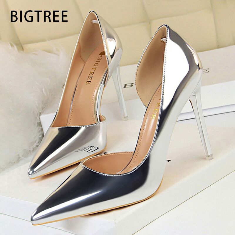 Shoe Tree - BIGTREE Shoes Sexy Woman Pumps Patent