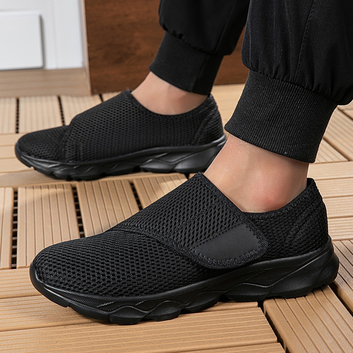New Men Breathable Mesh Walkin - Sneaker Box ulasan dan harga