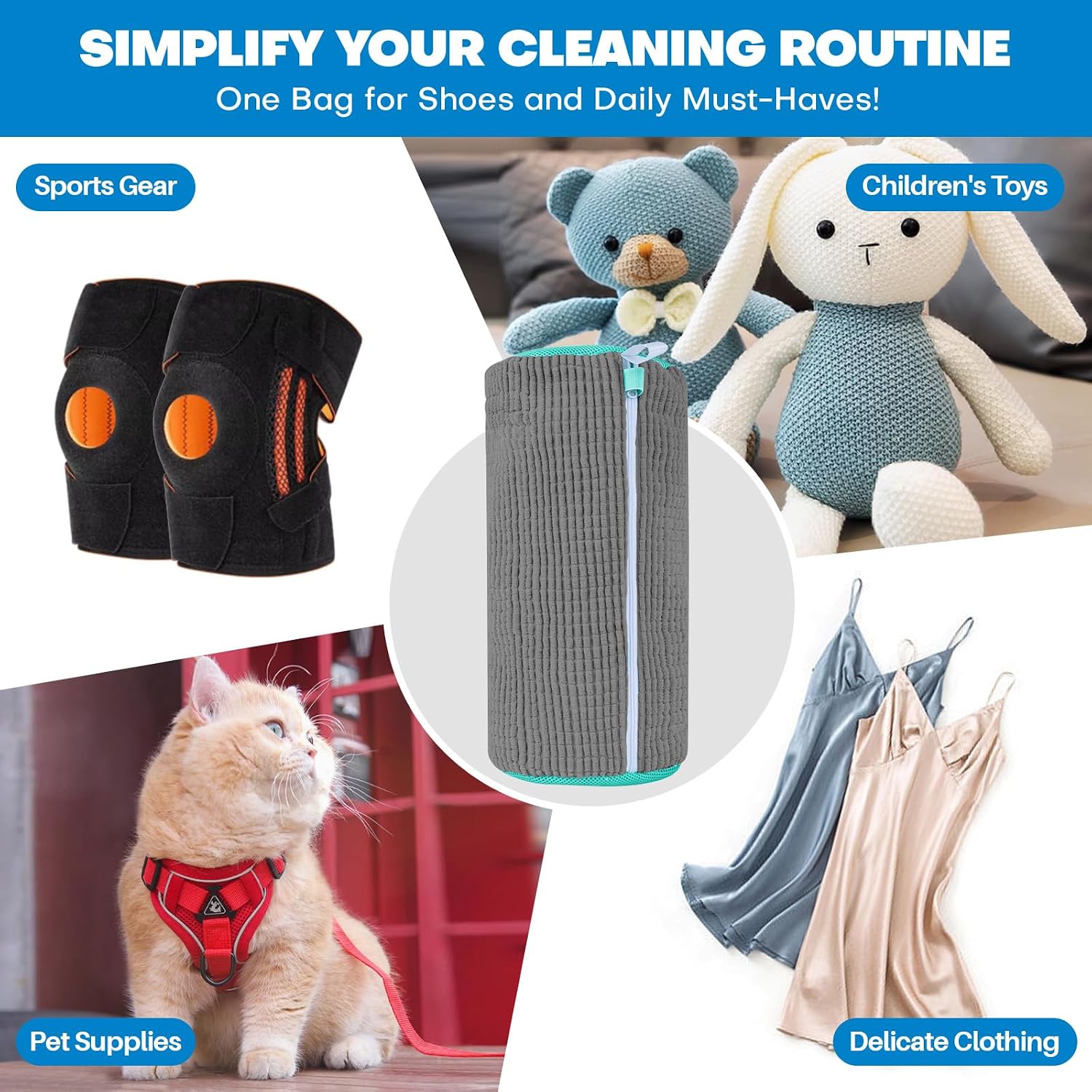 2 Pack Shoe Washing Bag Laundr - Sneaker Cleaner ulasan dan harga