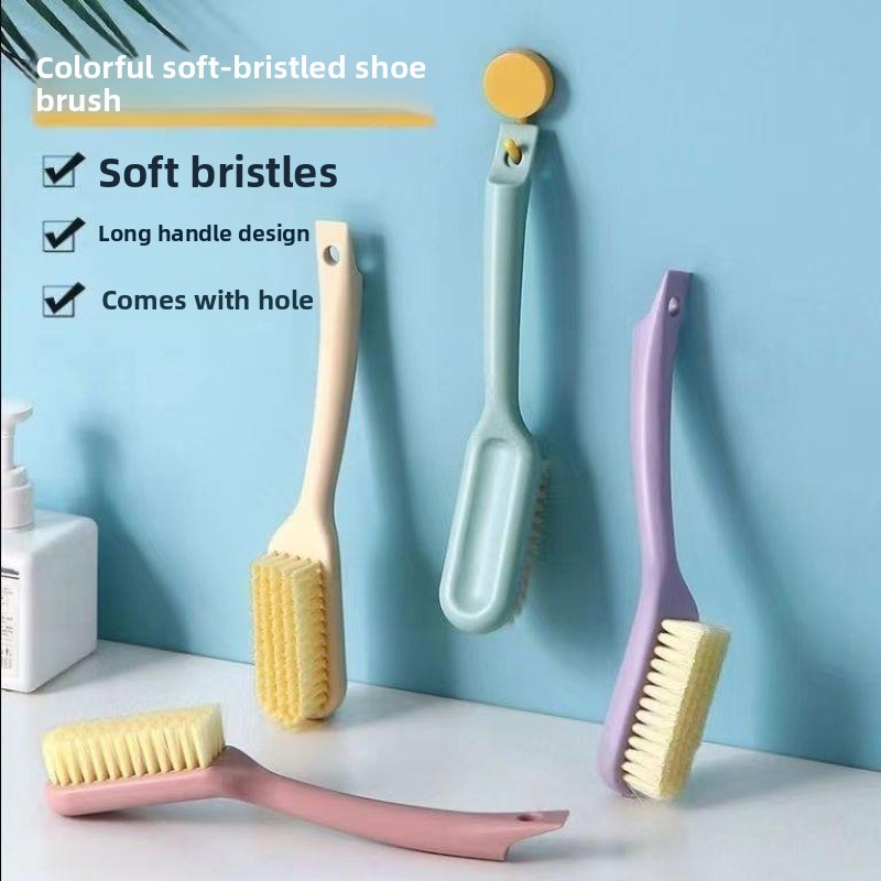 Soft Bristle Shoe Brush Long H - Sneaker Care Spray ulasan dan harga