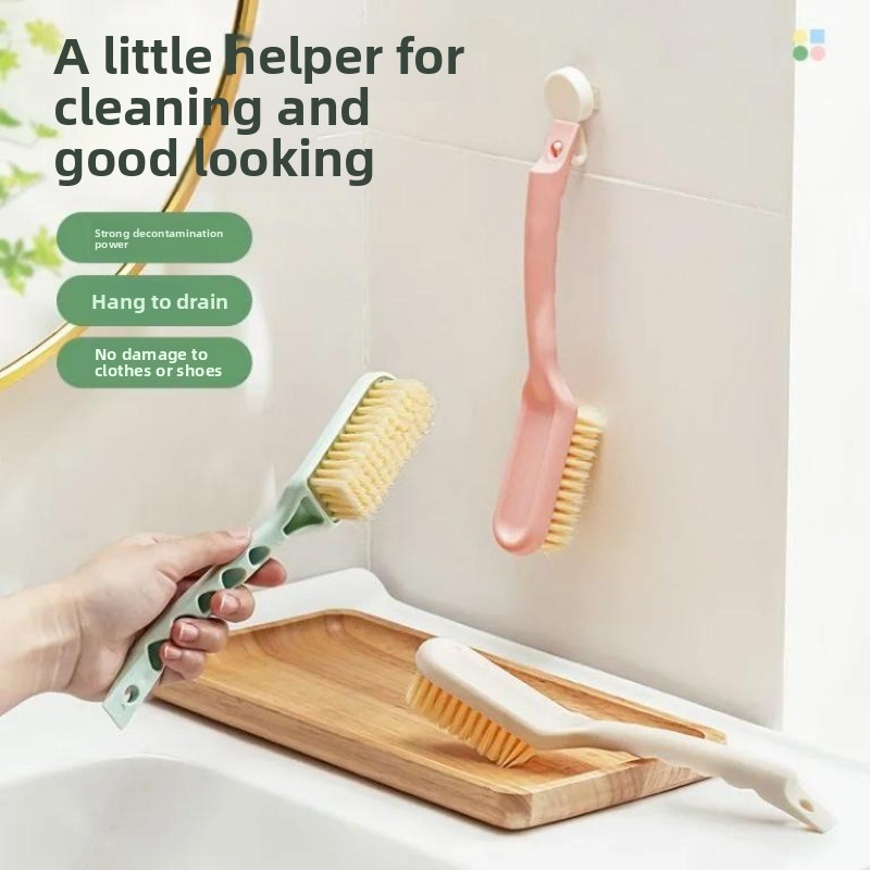 Soft Bristle Shoe Brush Long H - Sneaker Care Spray ulasan dan harga